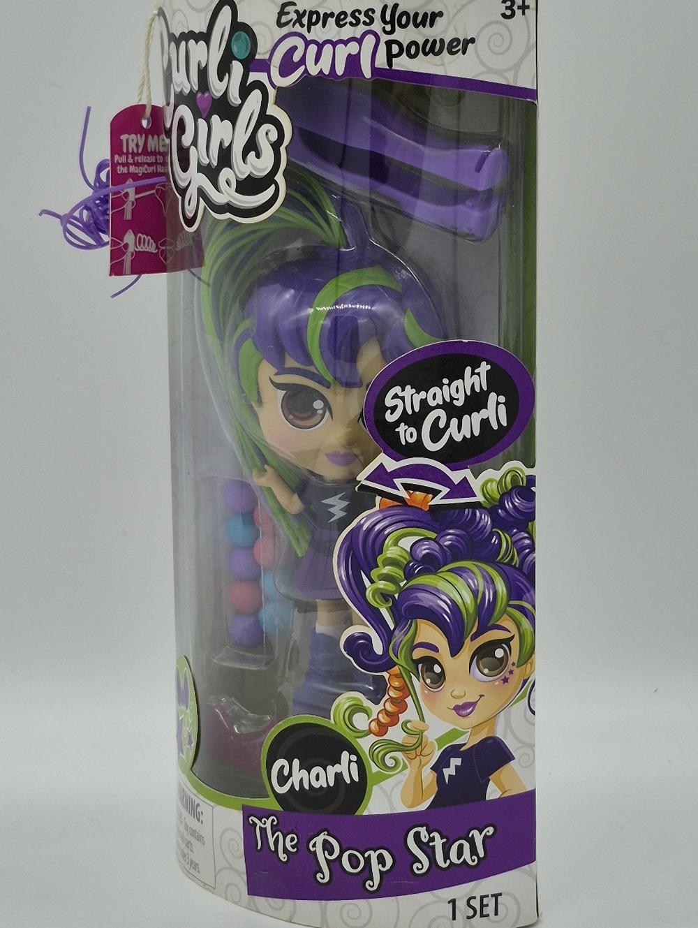 🎤 CurliGirls Charli The Pop Star Doll Hair Styling Toy New in Box